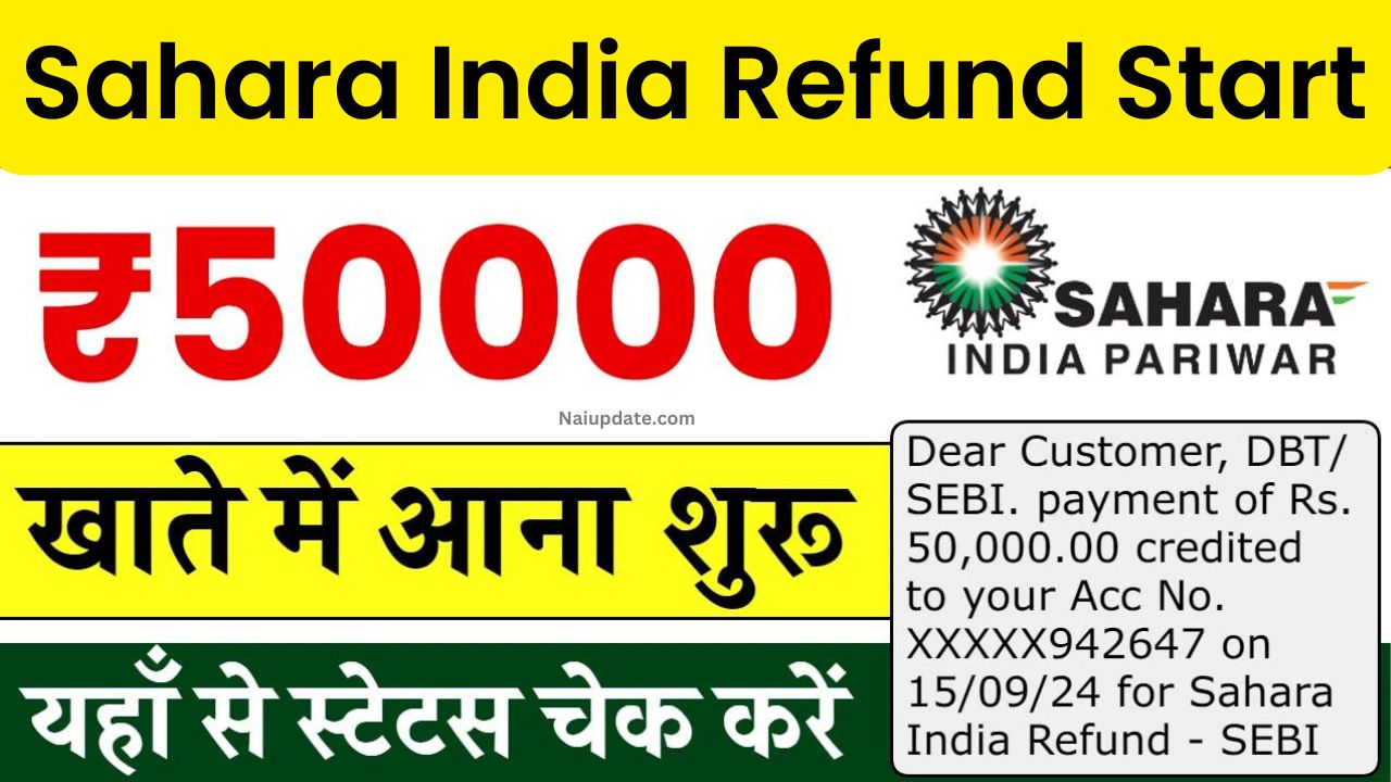 Sahara India Refund Start